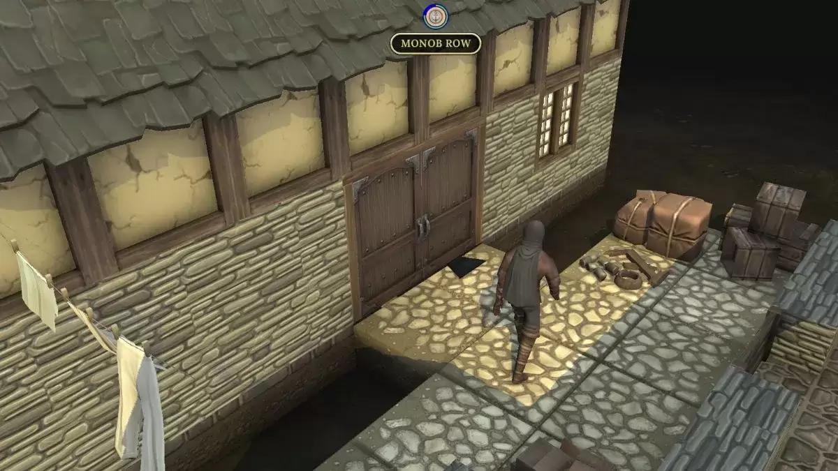 Screenshot showing following the Furtive Stranger