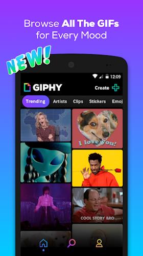 GIPHY: GIF & Sticker Keyboard Screenshot 0