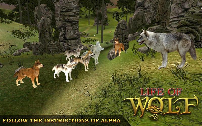 Wolf Life Simulator Скриншот 1