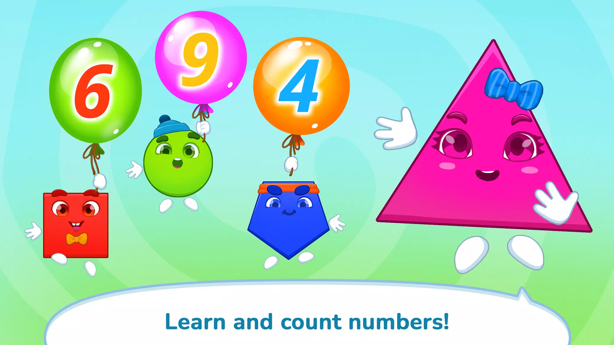 Numbers & Shapes Learning Game Captura de tela 2