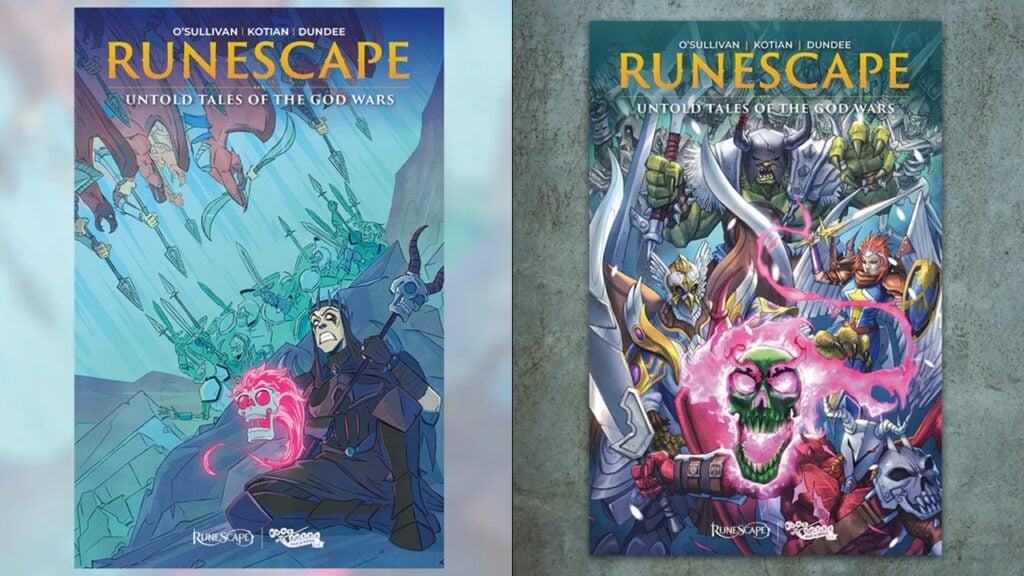 Jagex está lançando o Runescape Stories 'The Fall of Hallowvale' e 'Contos incontáveis ​​das guerras de Deus' como livros!