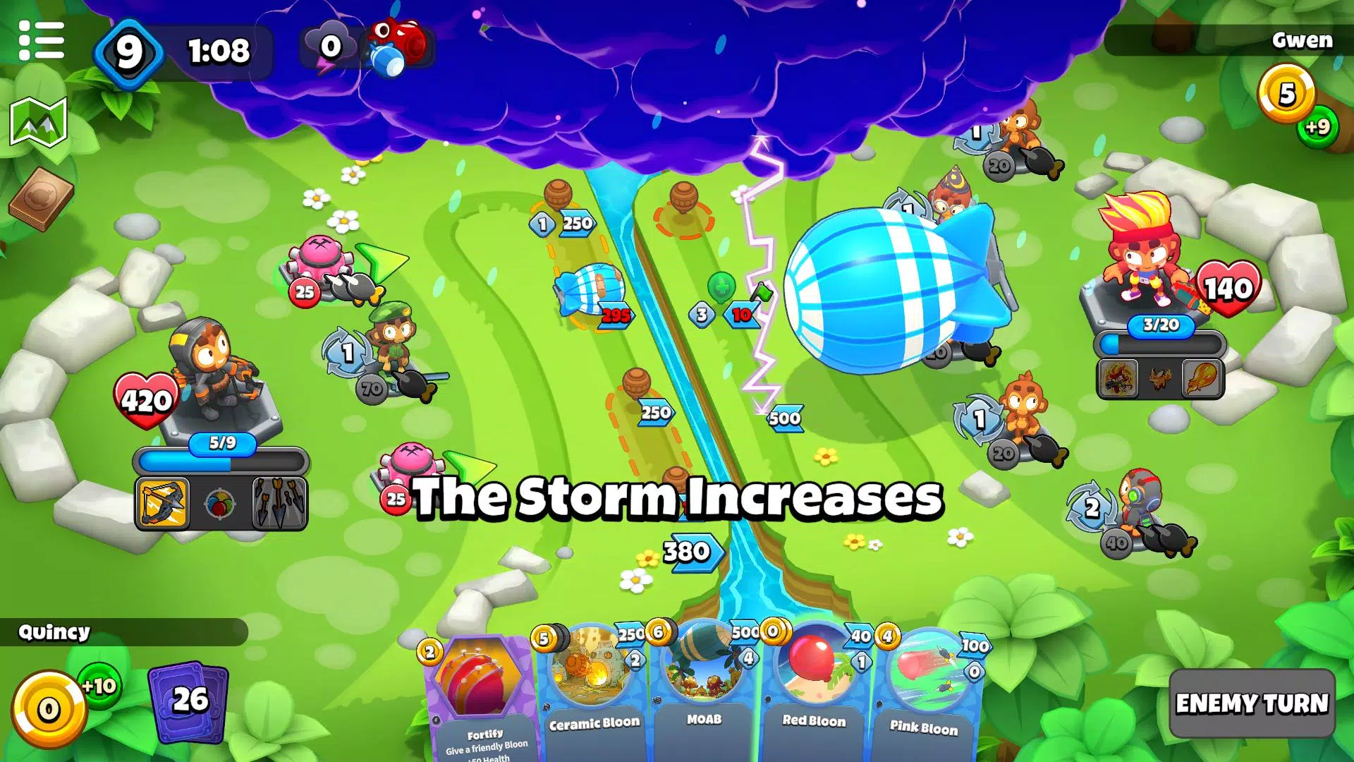 Bloons Card Storm Captura de pantalla 1