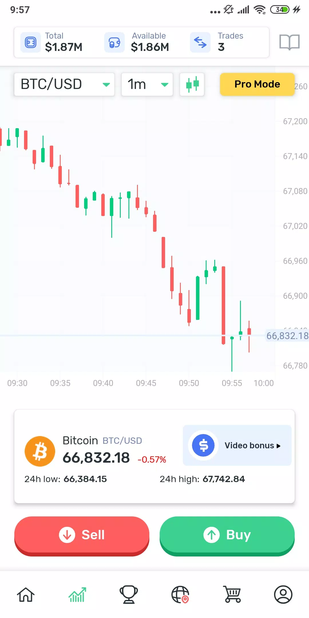 Cryptomania —Trading Simulator應用截圖第1張