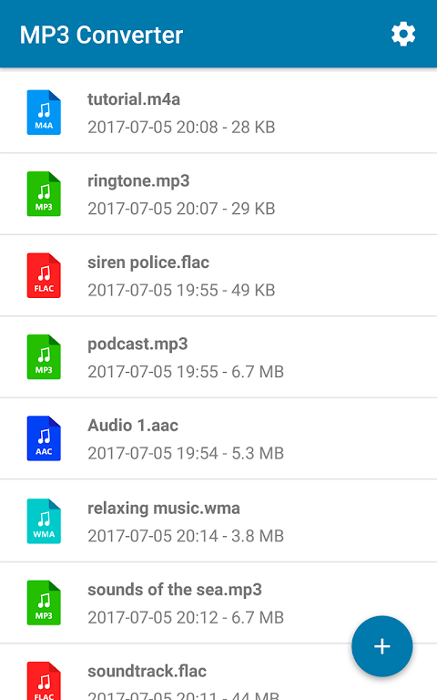 MP3轉換器（OGG FLAC WAV WMA音樂AAC）應用截圖第2張