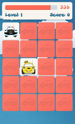 Cars memory game for kids Zrzut ekranu 3