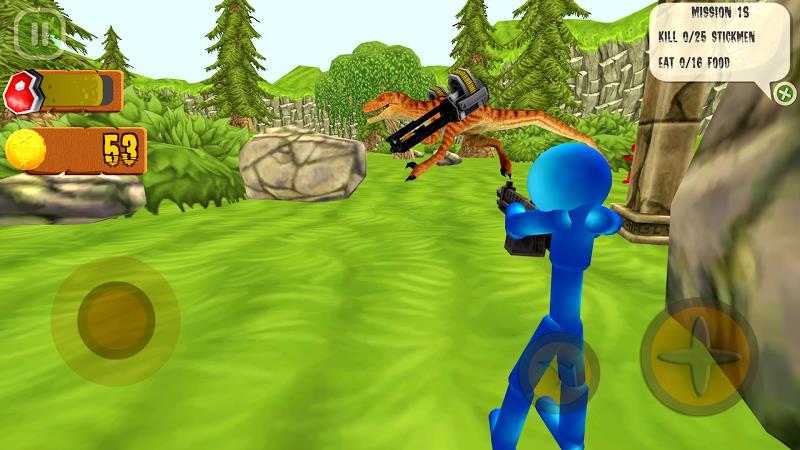 Stickman Dinosaur Hunter स्क्रीनशॉट 3