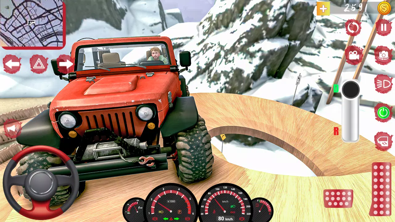 Mud Jeep Mud Driving Simulator Ảnh chụp màn hình 1