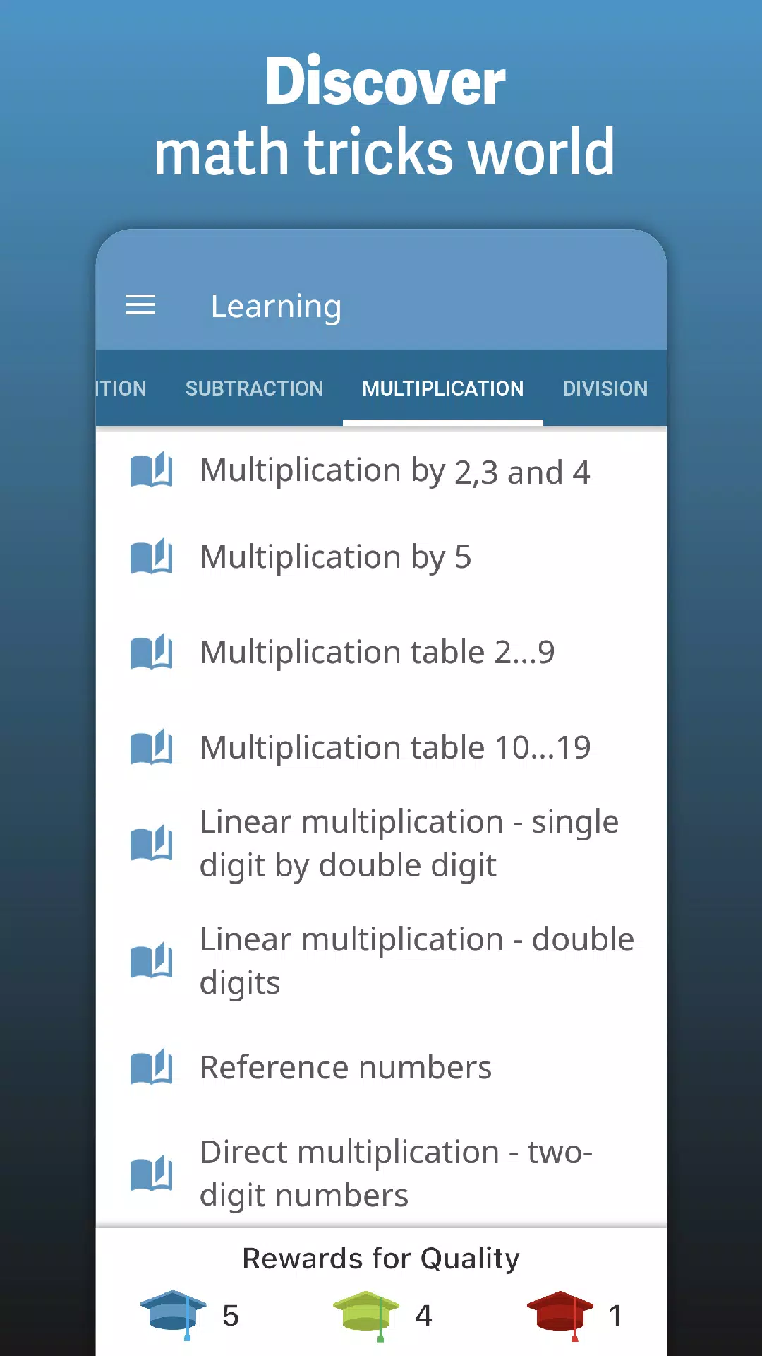 Schermata Speed Math Mental Quick Games 1