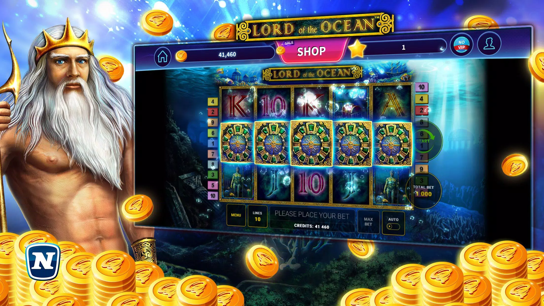 Lord of the Ocean™ Slot Schermafbeelding 2