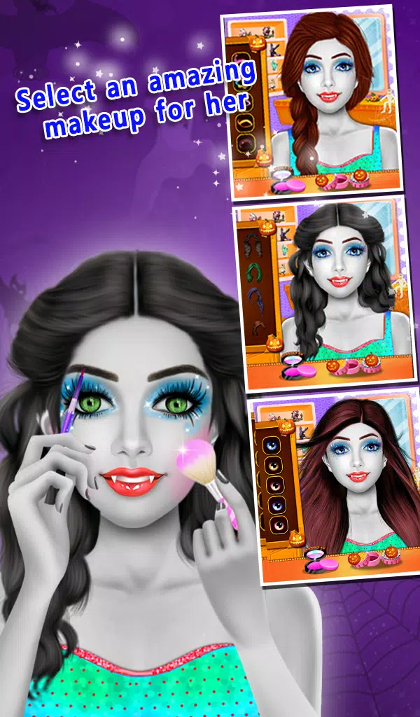 Halloween Makeover Salon Games Screenshot 2