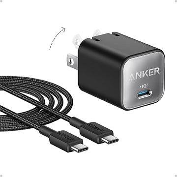 Compact Anker 30W USB-C Wall Charger on Sale - Perfect for iPhone 16 & Nintendo Switch