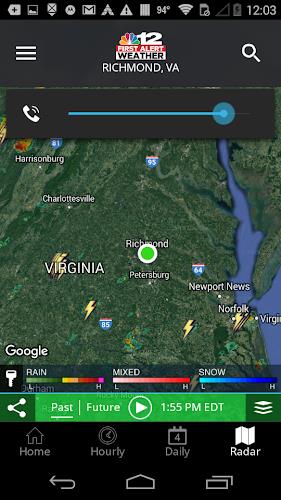 NBC12 First Alert Weather Ảnh chụp màn hình 3