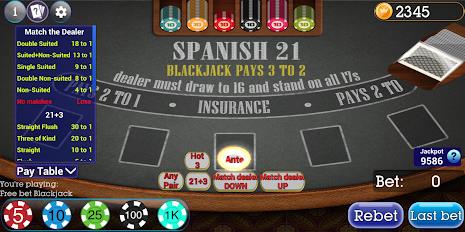 Spanish Blackjack 21应用截图第0张