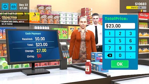 Manage Supermarket Simulator mod apk for android