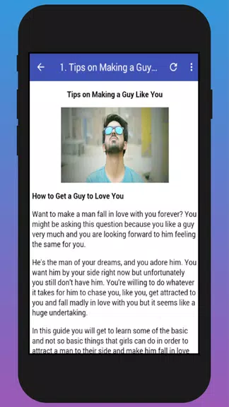 Schermata How To Make a Guy Fall in Love With You 1
