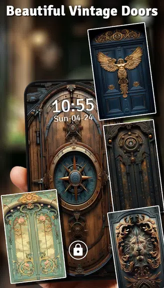 Vintage Door Lock Screen应用截图第2张