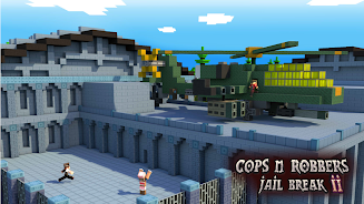 Cops N Robbers: Prison Games 2 Captura de tela 1