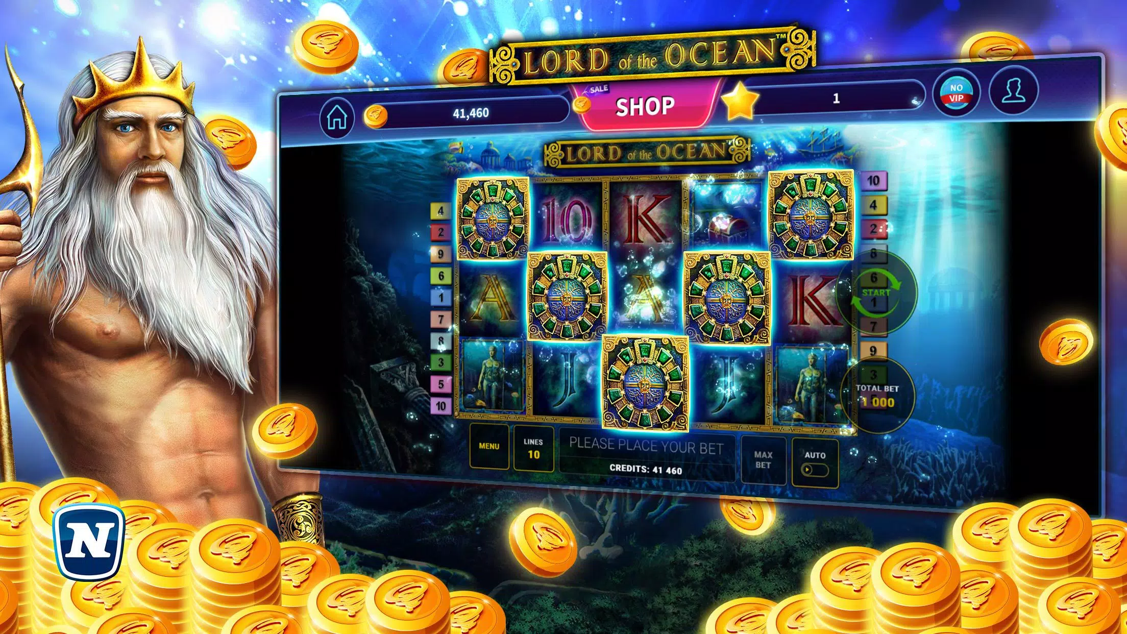 Lord of the Ocean™ Slot Capture d'écran 0