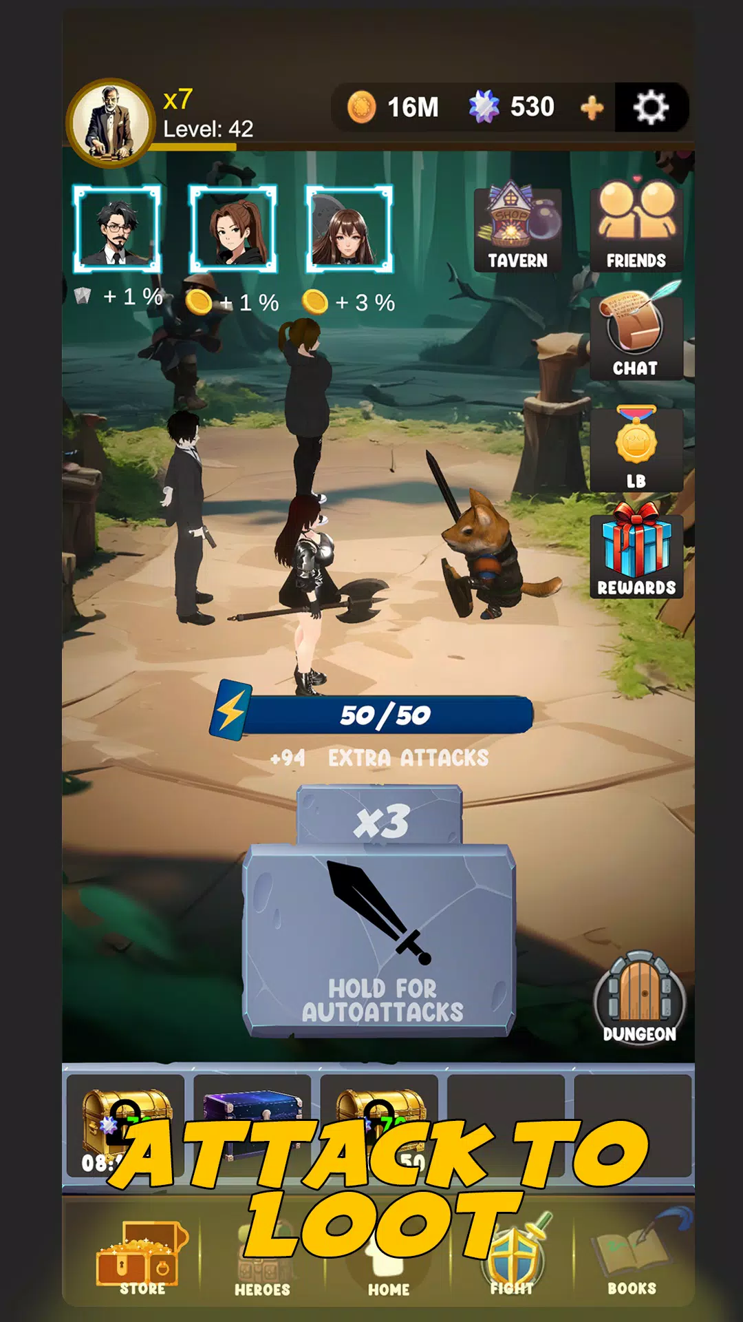 Heroes Ascend Captura de tela 0