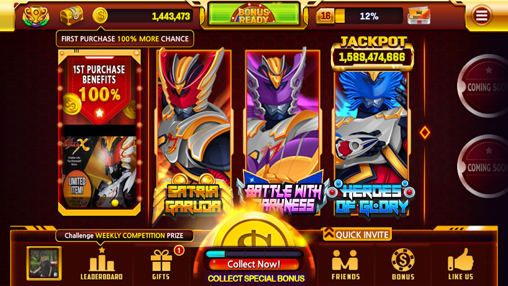 BIMA-X THE SLOTS 스크린샷 0