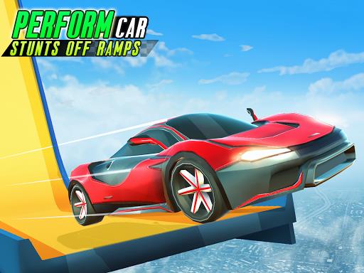 Hot Cars Fever-Car Stunt Races 스크린샷 1