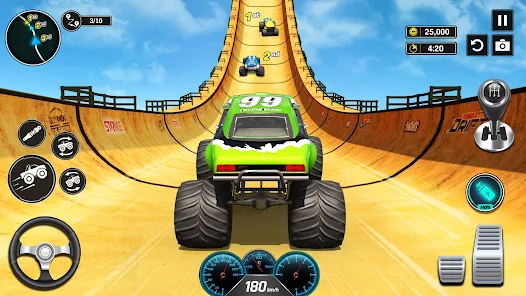 Monster Truck Mega Ramp - Extreme Stunts GT Racing Screenshot 0