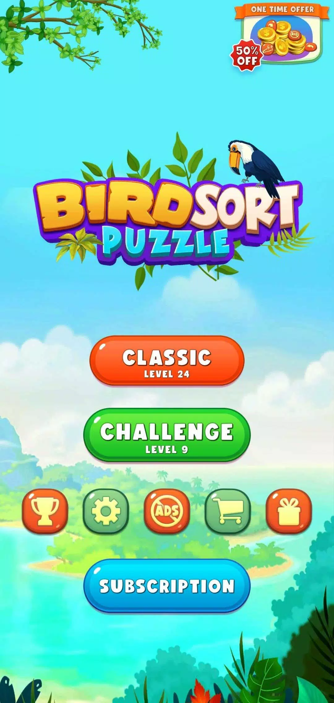 Bird Sort 스크린샷 0