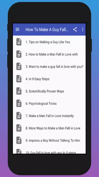 Schermata How To Make a Guy Fall in Love With You 0