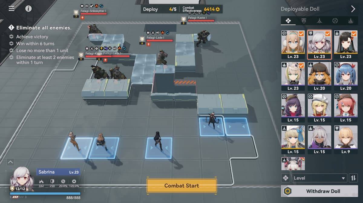 Alternative Team Composition Screenshot