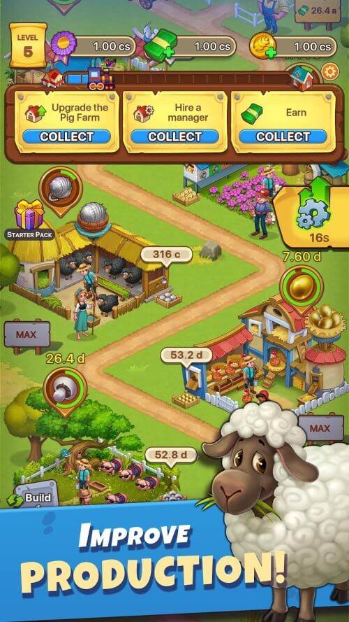 Idle Farmer ภาพหน้าจอ 2