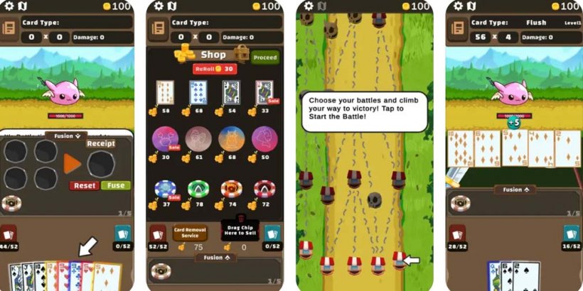 iOS Roguelike Deckbuilder Dood de poker nu beschikbaar