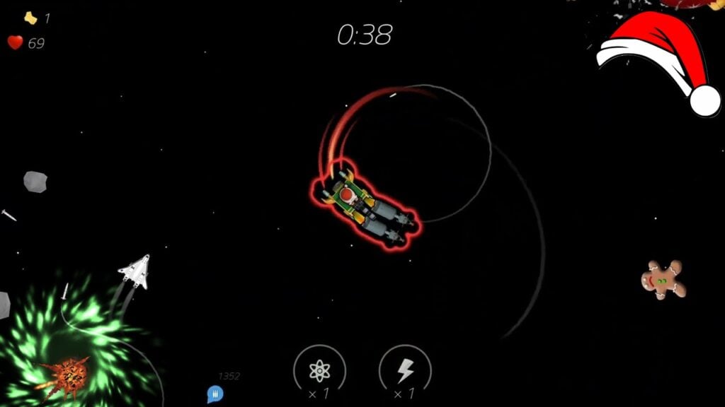 Space Christmas: Skip Giant Sweets