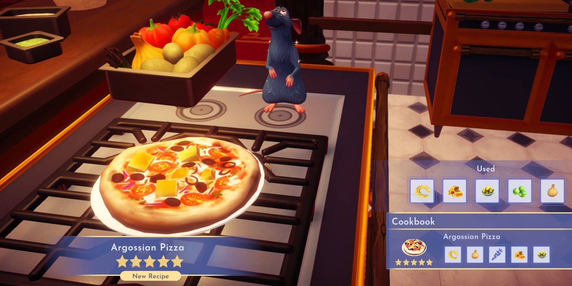 How to Make Argossian Pizza in Disney Dreamlight Valley