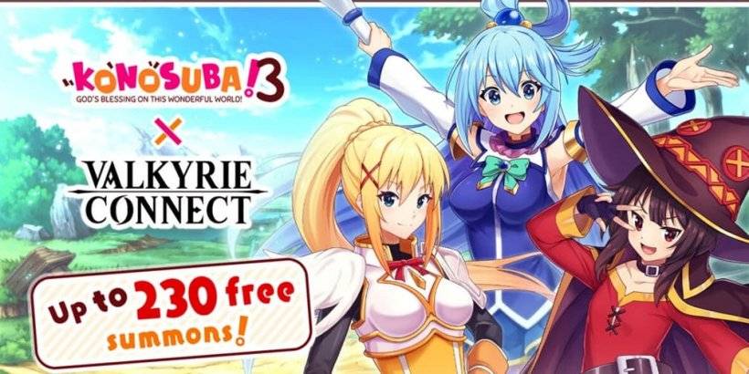 Les personnages de Konosuba envahissent Valkyrie Connect dans le dernier événement collaborateur