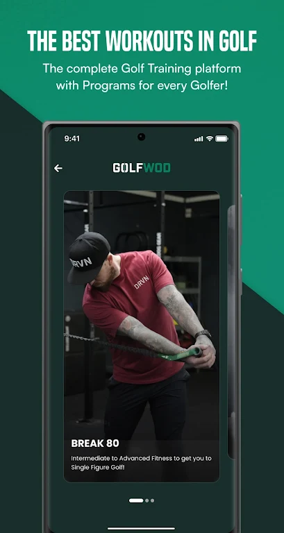 GOLFWOD - Golf Fitness Workout Screenshot 2