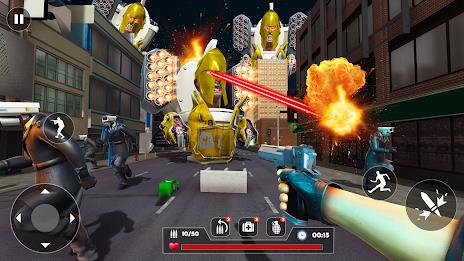 Toilet FPS Shooting Games: Gun Screenshot 3