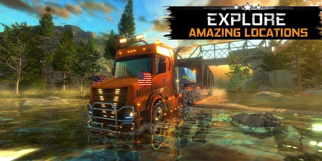 Truck Simulator USA Revolution Mod Captura de pantalla 1