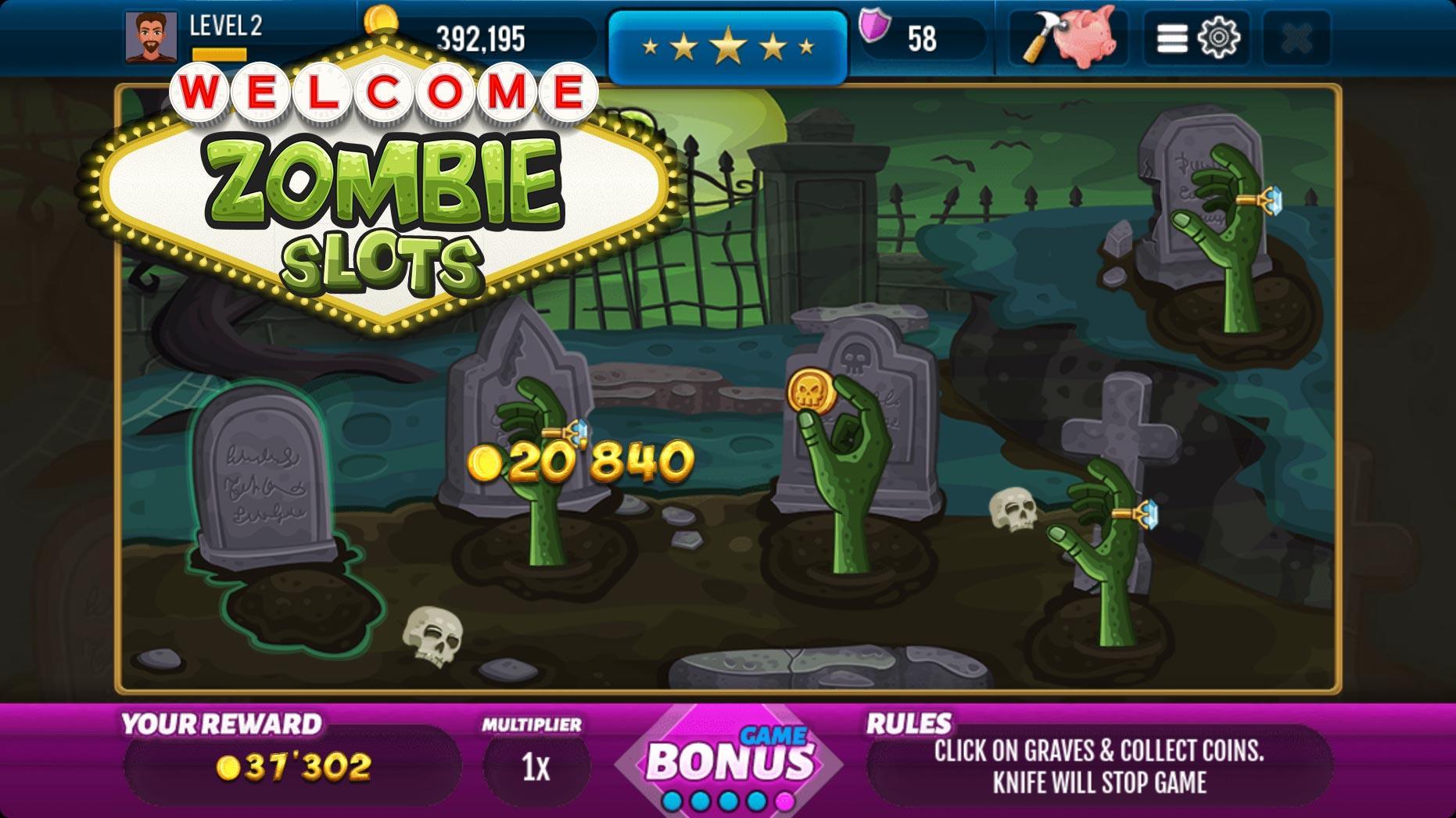 Zombie Casino Slot Machine應用截圖第2張