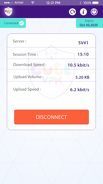 Cute VPN Capture d'écran 3