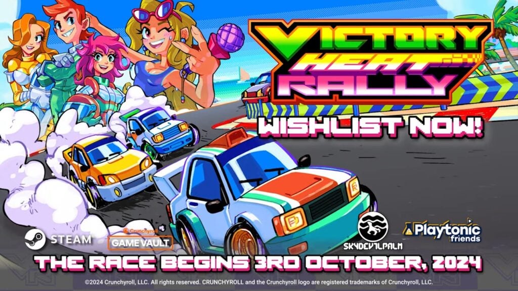 ¡El Victory Heat Rally de estilo retro arcade Racer llegará pronto a dispositivos móviles a través de Crunchyroll!