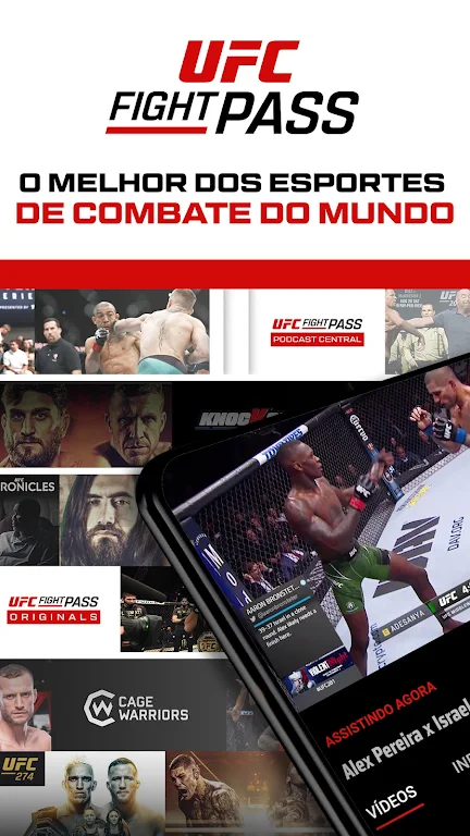 UFC Fight Pass - MMA ao vivo Captura de pantalla 0