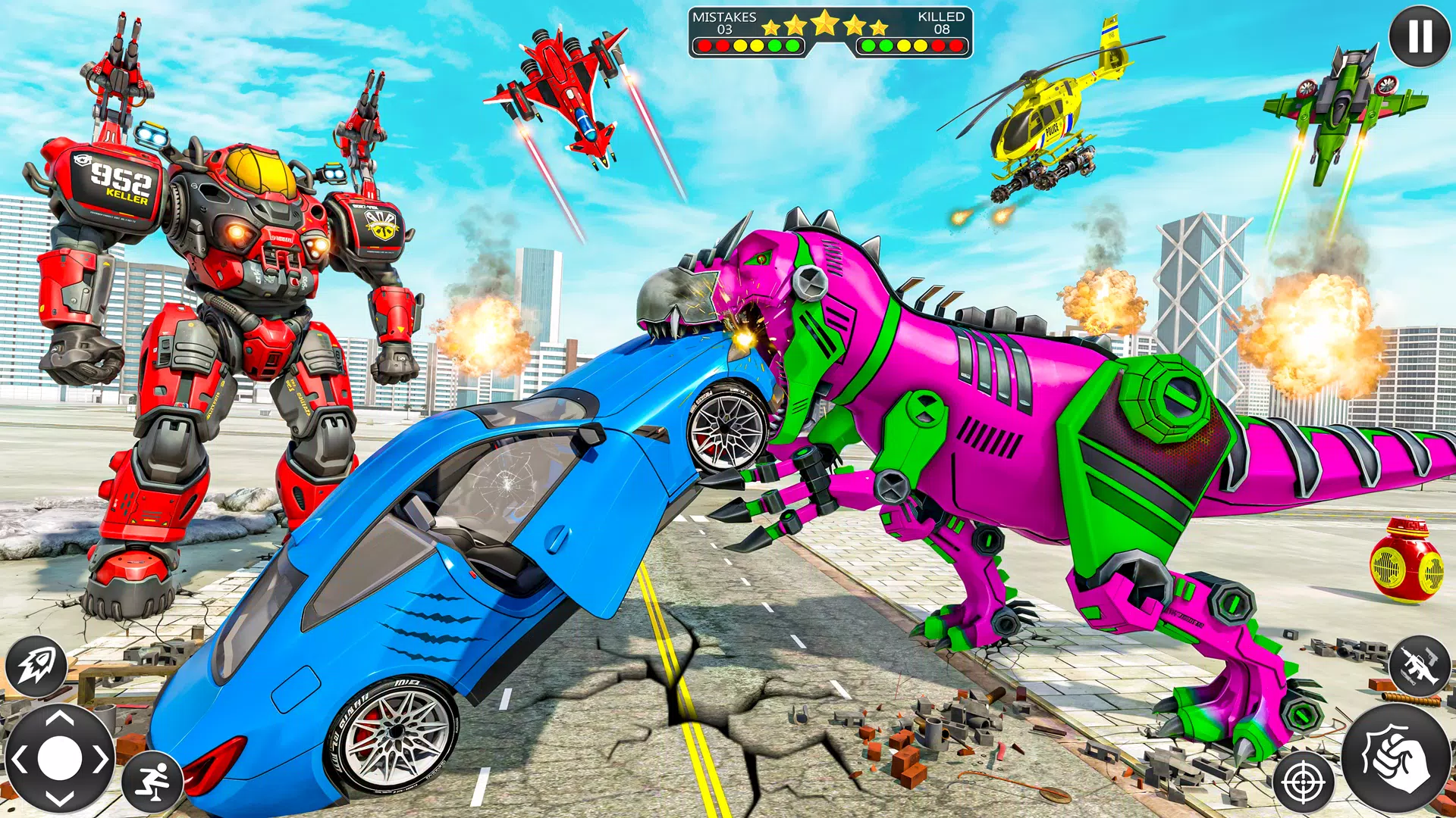 Dino Robot Car Screenshot 3