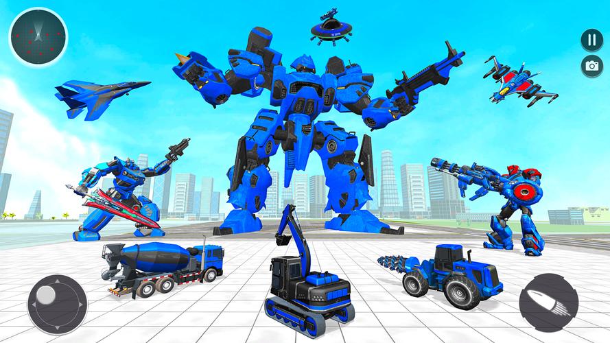 Mech Robot Transforming Game Screenshot 0