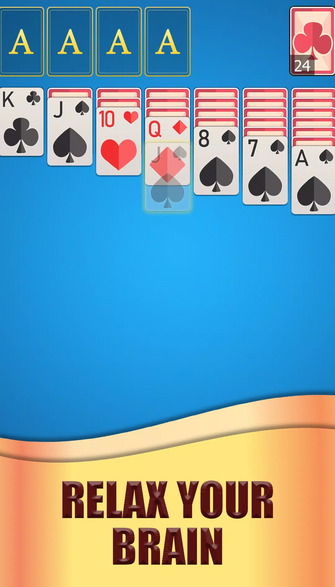 Classic Klondike Solitaire Tangkapan skrin 3