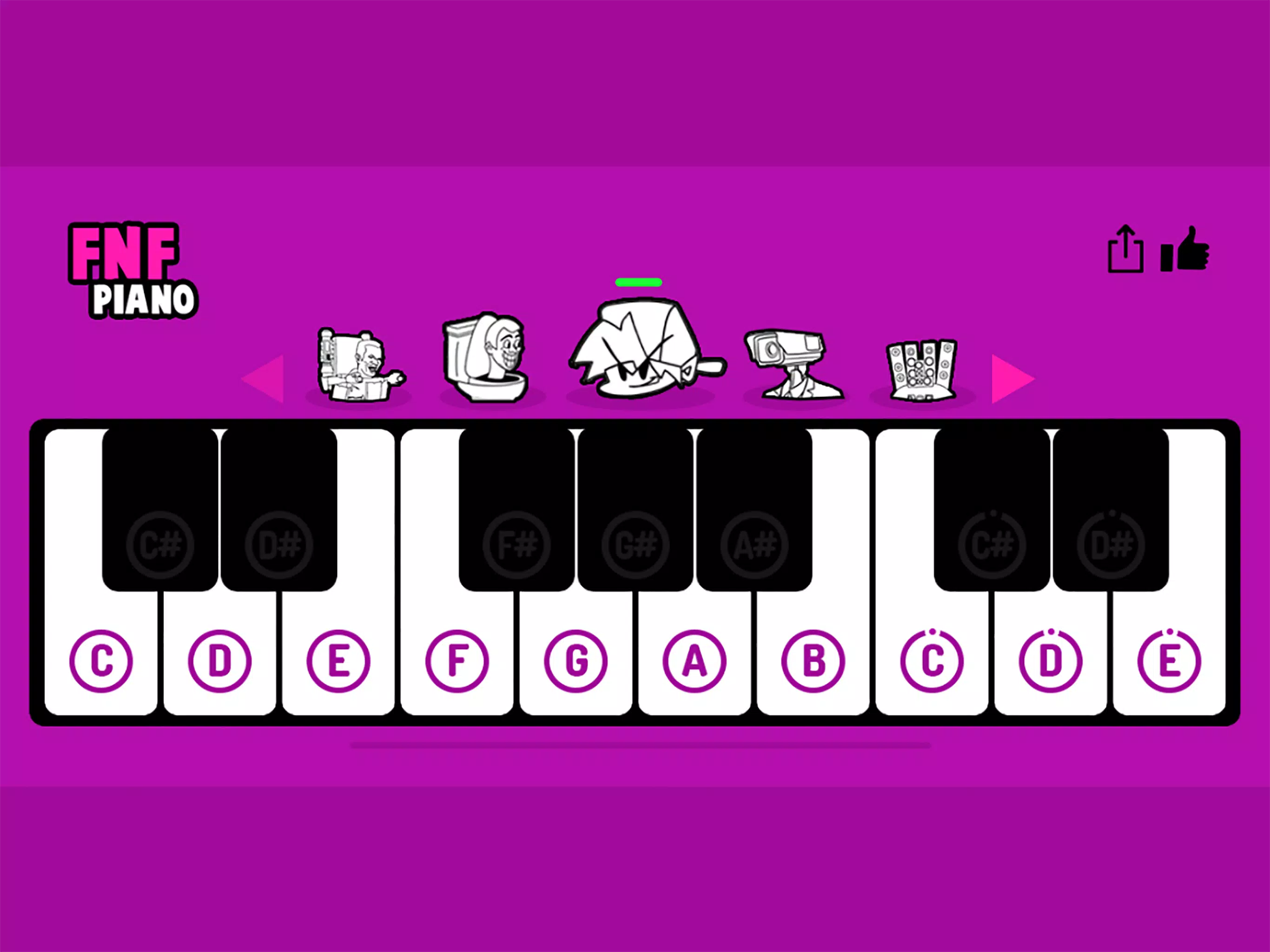 FNF Piano Capture d'écran 2