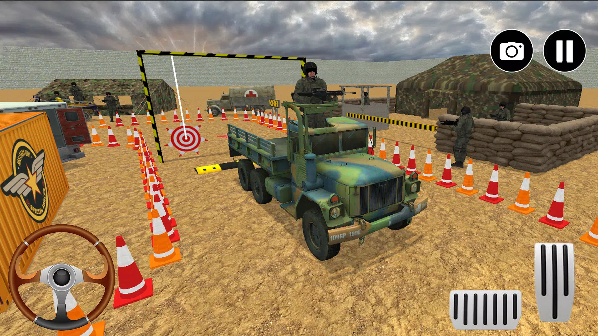 Army Truck Game Simulator 3D Скриншот 3