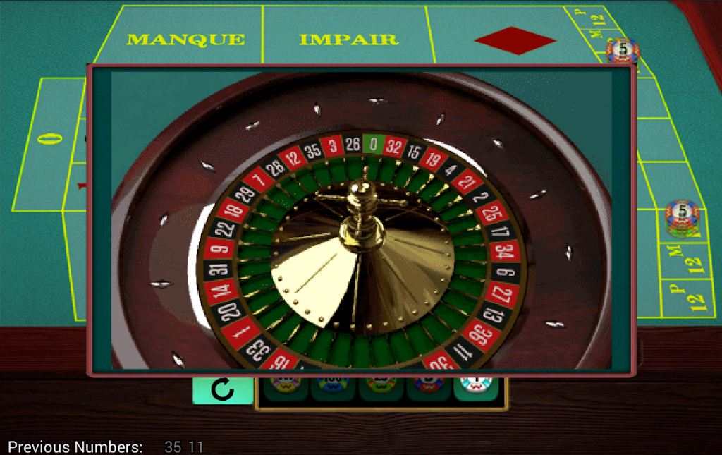 French Roulette Simulator Captura de tela 1