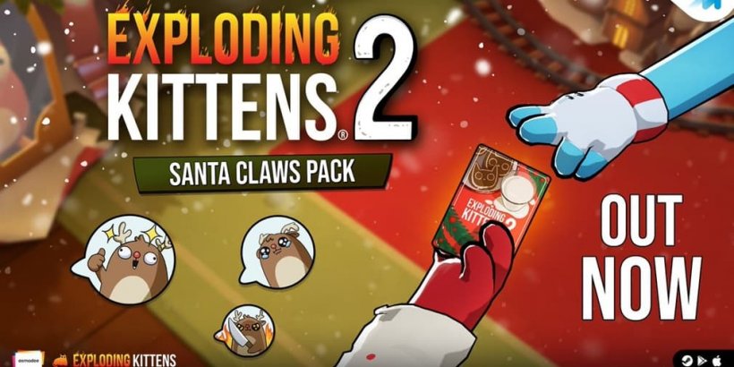 Exploding Kittens 2 devient festif avec la nouvelle extension Santa Claws