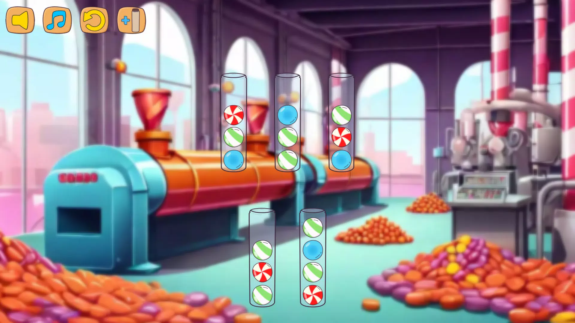 Sorting: Candy Factory स्क्रीनशॉट 3