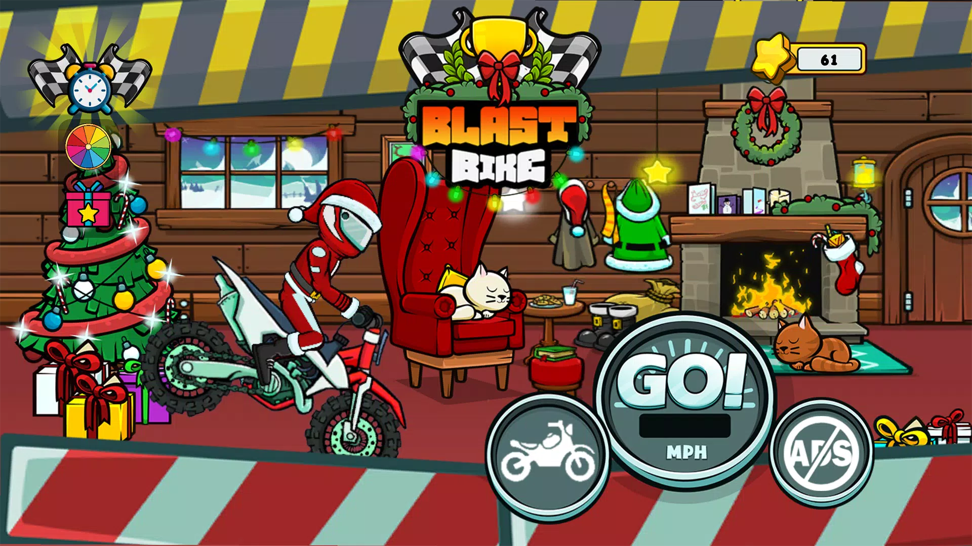 Blast Bike - 2D Race Captura de tela 0